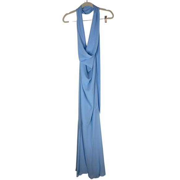 Lovers and Friends Gisele Gown Maxi Halter Formal Elegant Wedding Party Gala S - Picture 4 of 10
